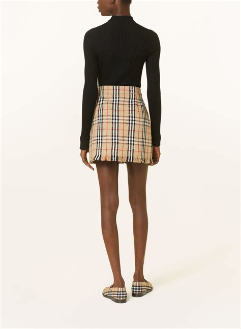 burberry belted mini skirt|checked pleated mini skirt.